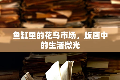 鱼缸里的花鸟市场，版画中的生活微光