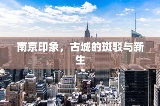 南京印象，古城的斑驳与新生