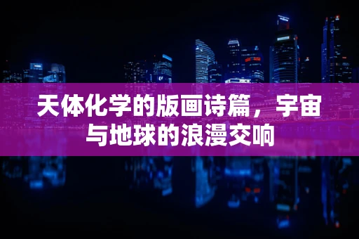 天体化学的版画诗篇，宇宙与地球的浪漫交响