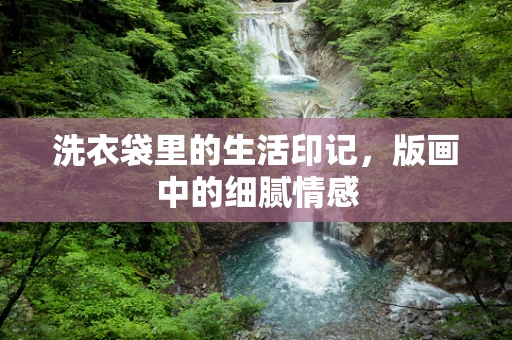 洗衣袋里的生活印记，版画中的细腻情感