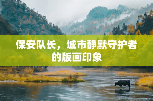 保安队长，城市静默守护者的版画印象