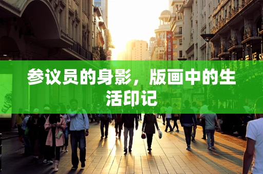 参议员的身影，版画中的生活印记