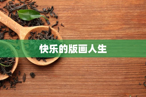 快乐的版画人生