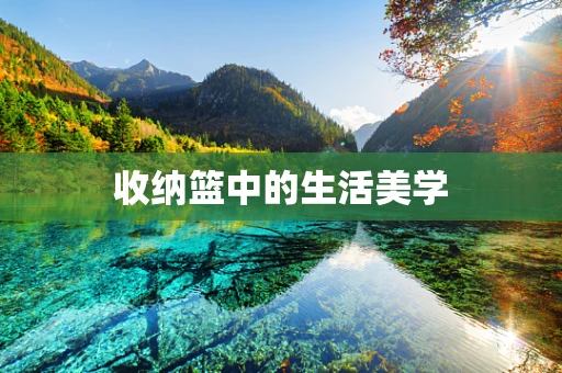 收纳篮中的生活美学
