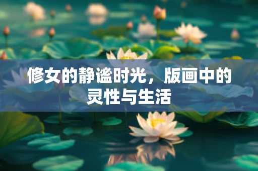 修女的静谧时光，版画中的灵性与生活