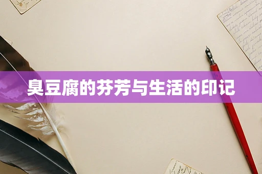 臭豆腐的芬芳与生活的印记