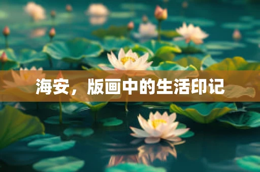 海安，版画中的生活印记