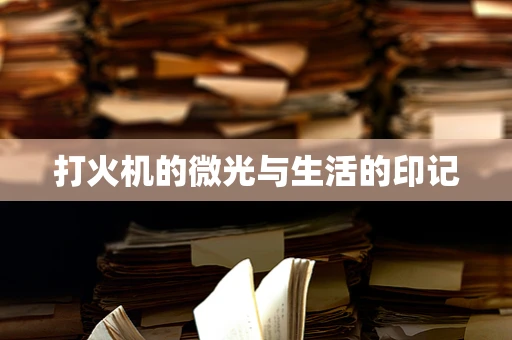 打火机的微光与生活的印记