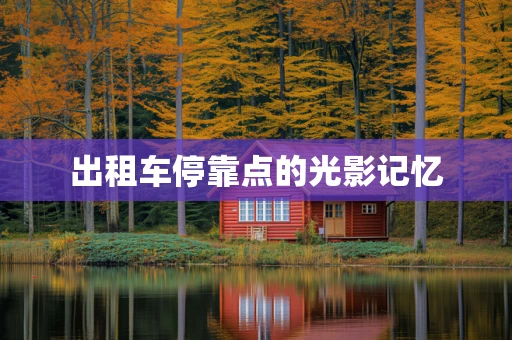 出租车停靠点的光影记忆