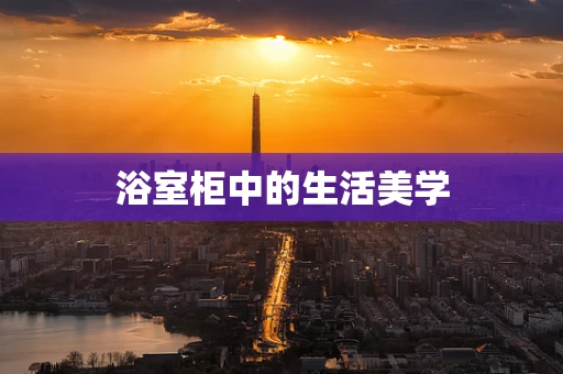 浴室柜中的生活美学