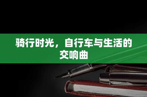 骑行时光，自行车与生活的交响曲