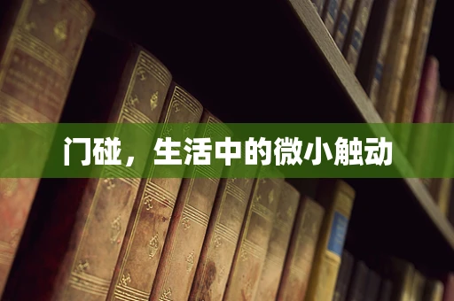 门碰，生活中的微小触动