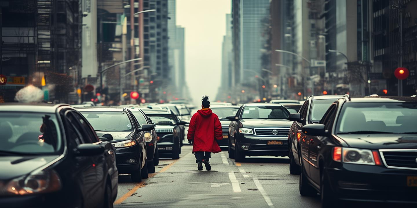逆行者的孤独—城市堵车中的微小抗争