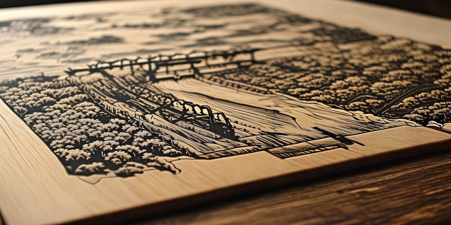 版画印记，以扩大高水平开放，拓展发展新空间为笔触