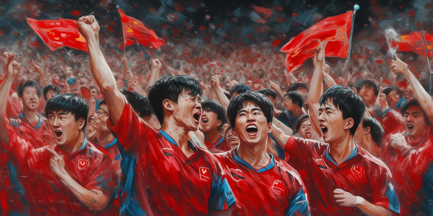 国乒混团世界杯，笔触下的荣耀与梦想