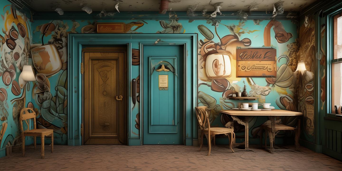 版画创作灵感官方回应，公厕变咖啡馆的奇妙蜕变