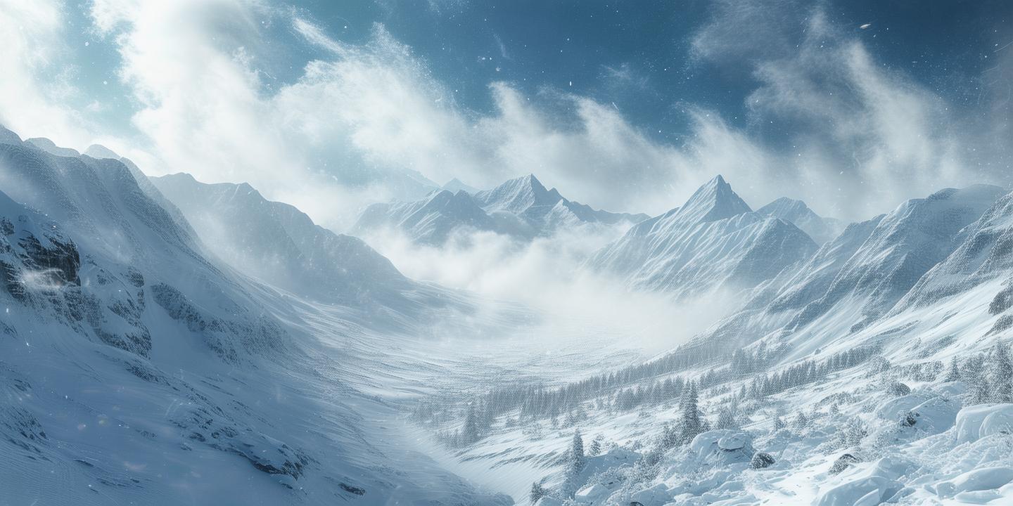 北方雪域，强降雪、大暴雪与特大暴雪的壮丽画卷