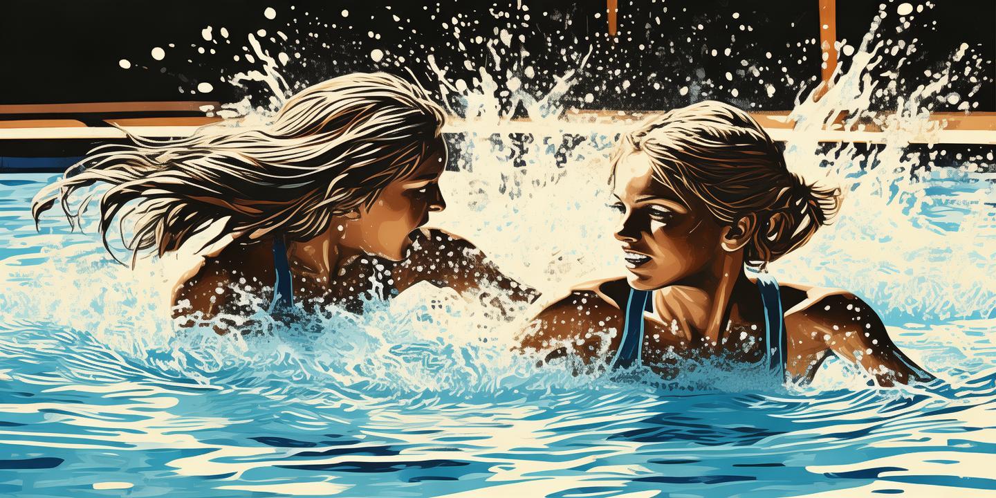 陈芋汐与全红婵，共绘青春的版画篇章