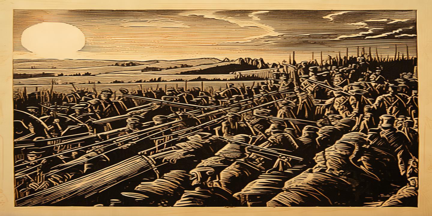 版画印记，记录南方之矛—美国历史性军事行动的视觉叙事